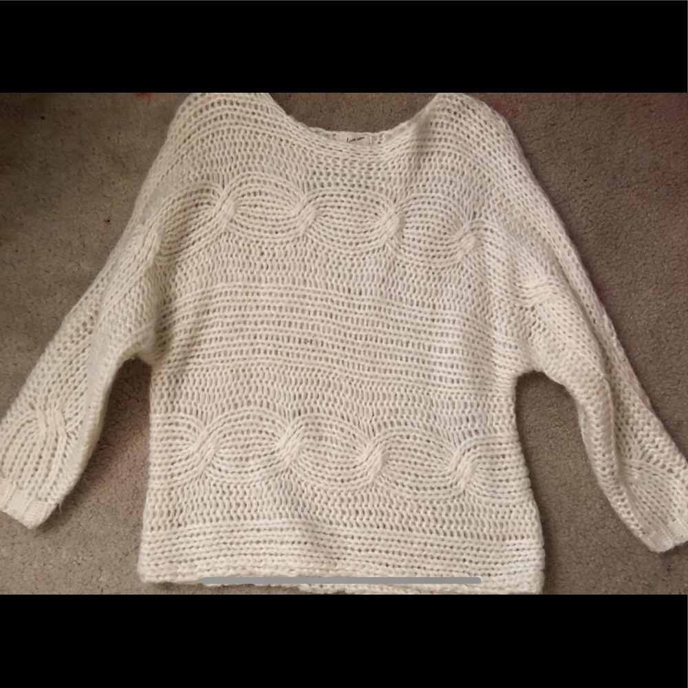 over sized sweater